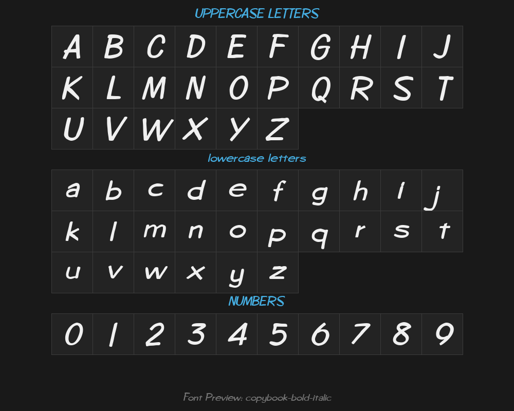 copybook-bold-italicPreview