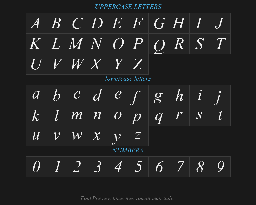 times-new-roman-mon-italicPreview