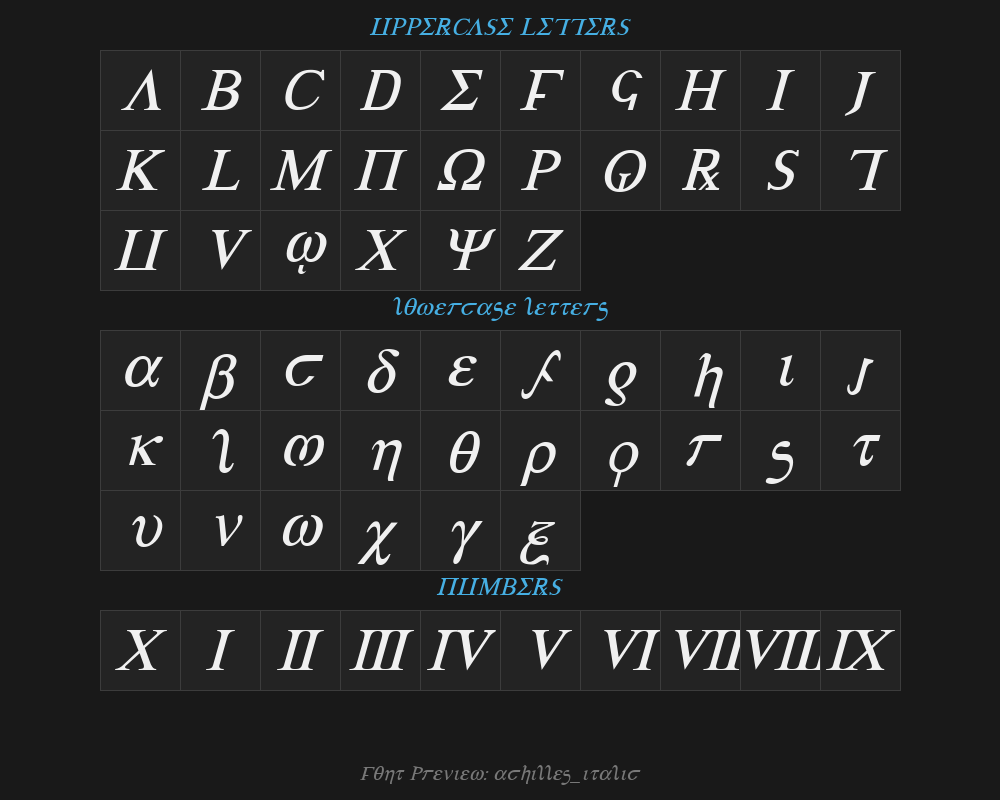 achilles_italicPreview