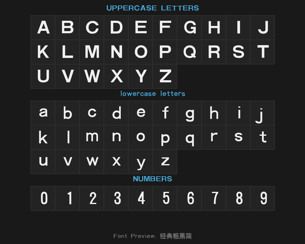 Classic bold black minimalistPreview