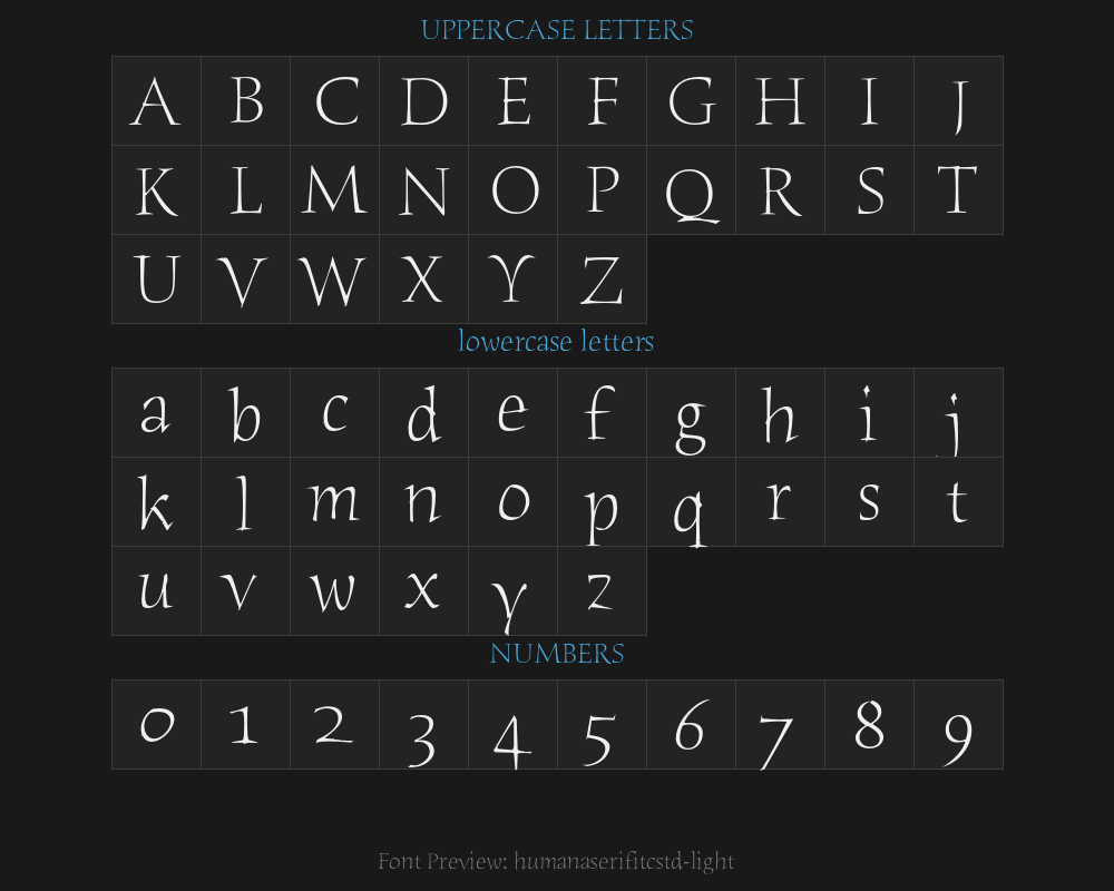 humanaserifitcstd-lightPreview