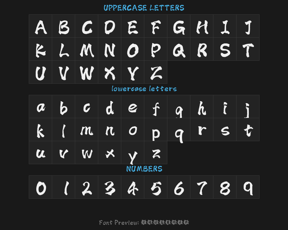 " "字 妙笔" was written by Fei Ke.ttfPreview