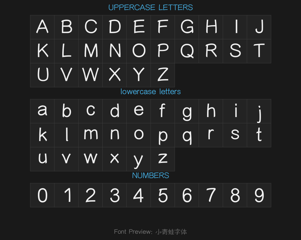 Little Frog typePreview image