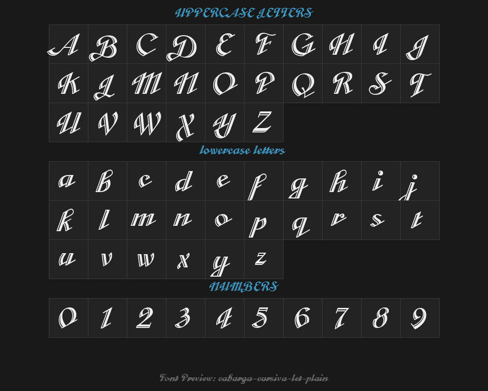 cabarga-cursiva-let-plainPreview