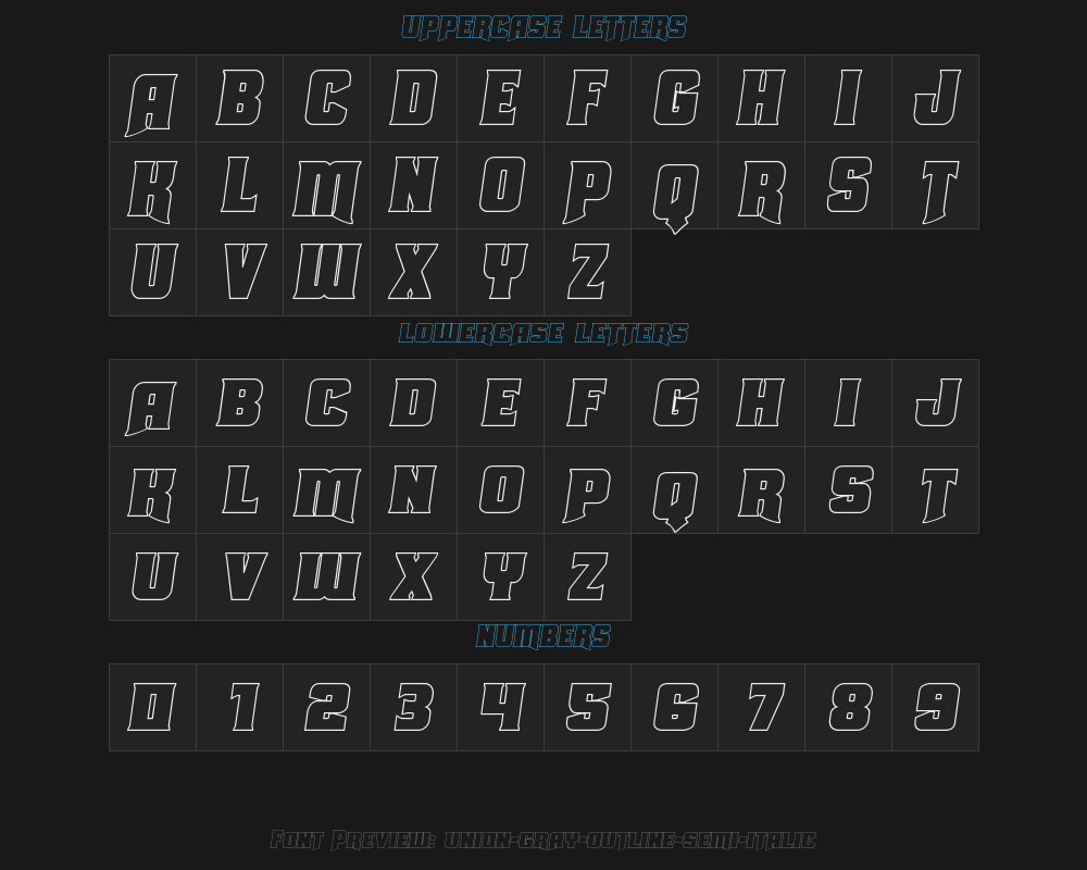 union-gray-outline-semi-italicPreview