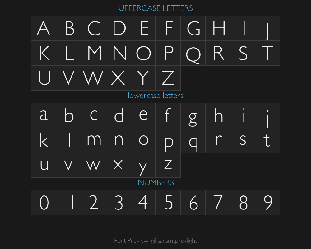 gillsansmtpro-lightPreview