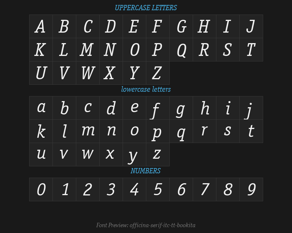 officina-serif-itc-tt-bookitaPreview