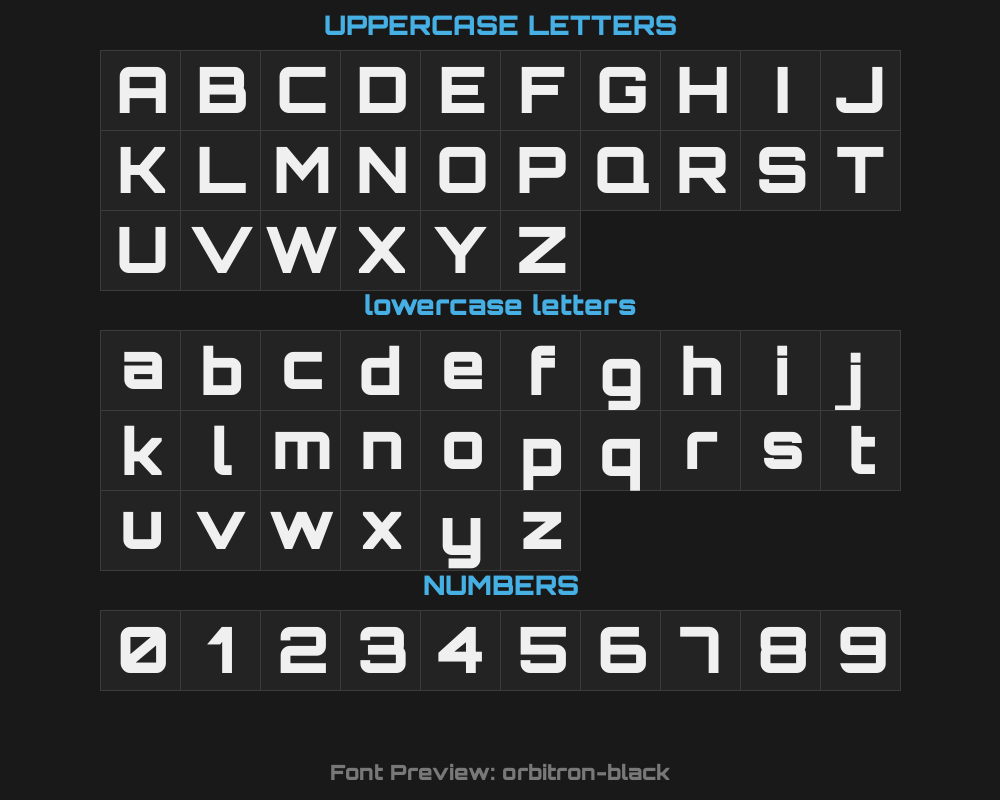 orbitron-blackPreview