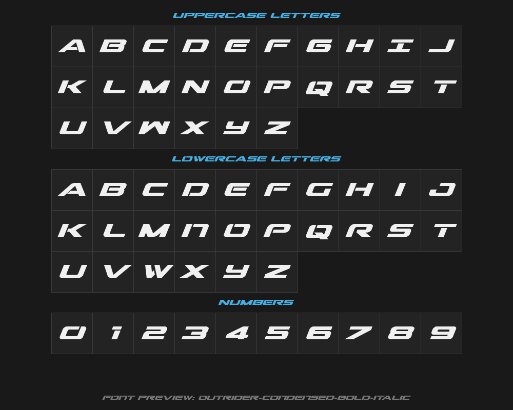 outrider-condensed-bold-italicPreview image