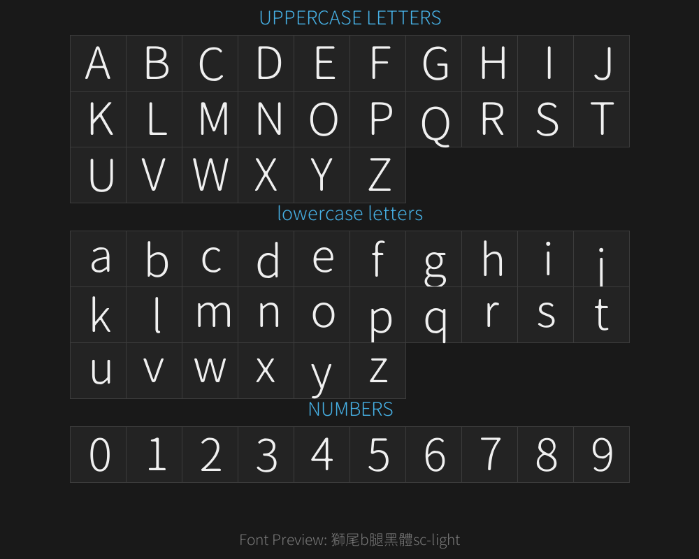 Lion-tailed b2 legs Black Body SC-light-Preview
