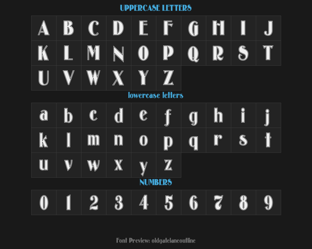oldgatelaneoutlinePreview