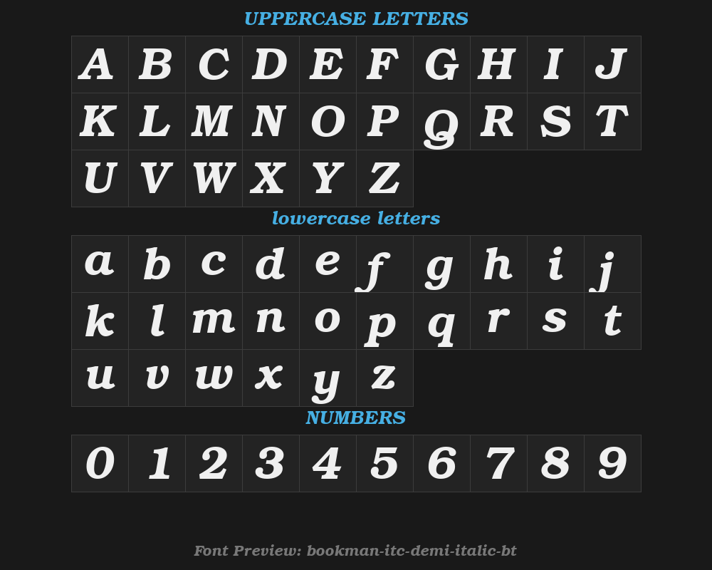 bookman-itc-demi-italic-btPreview