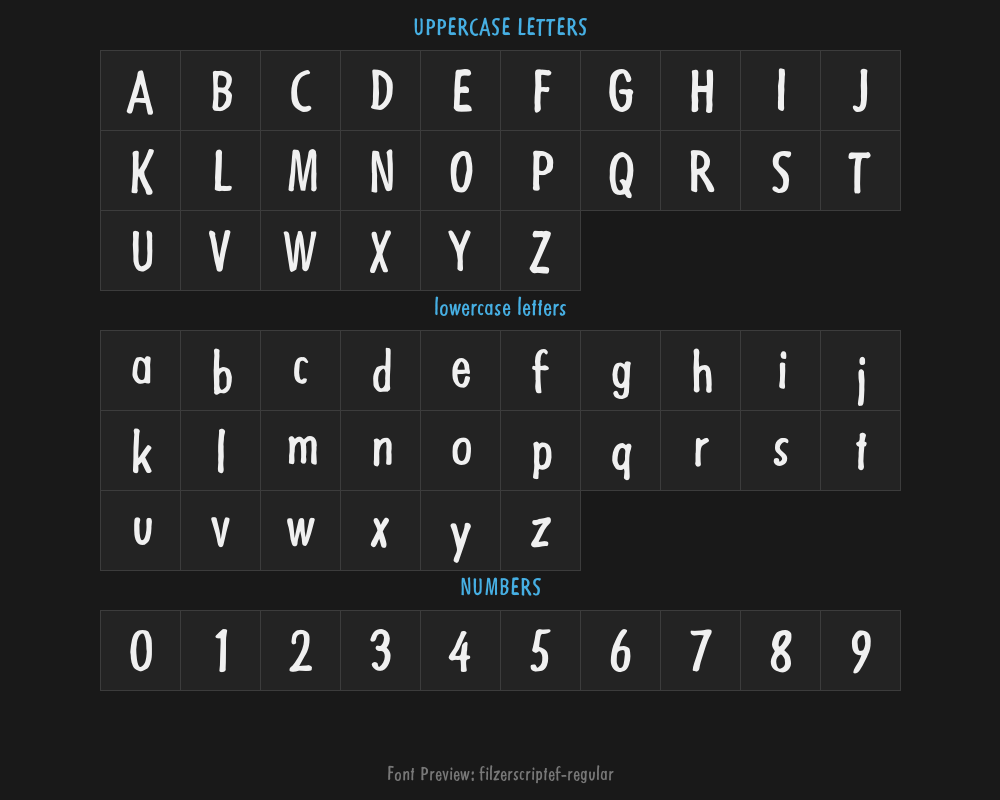 filzerscriptef-regularPreview