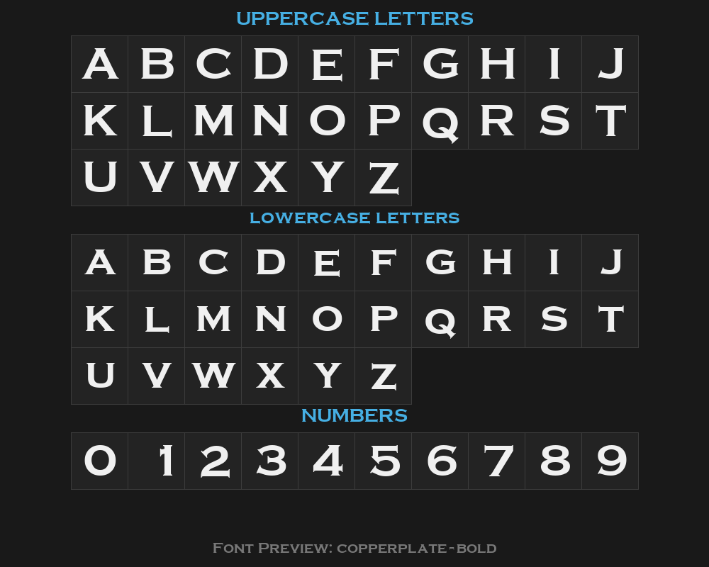 copperplate-boldPreview