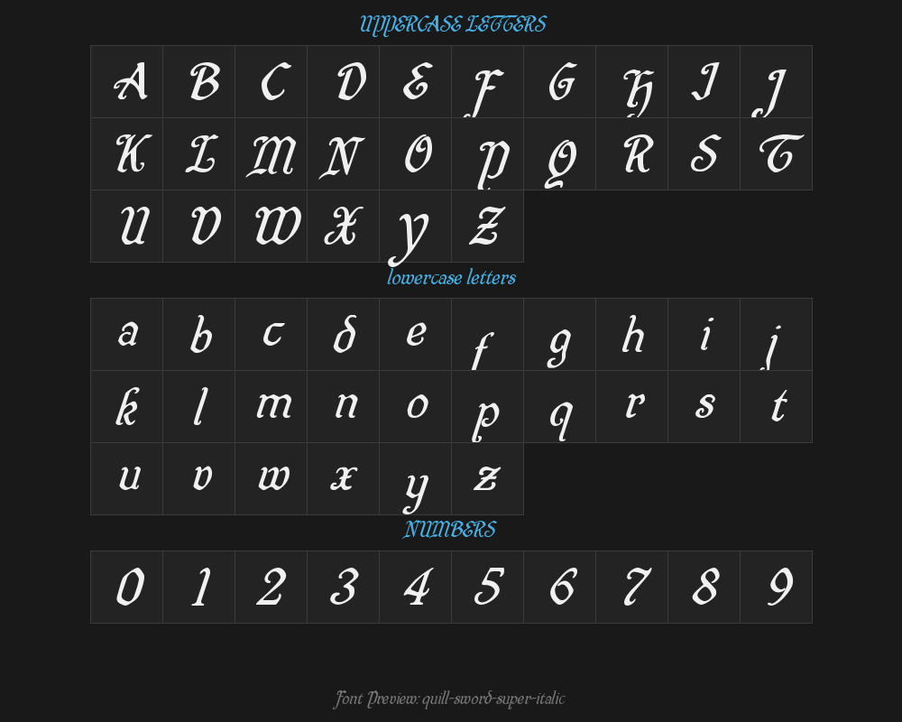quill-sword-super-italicPreview