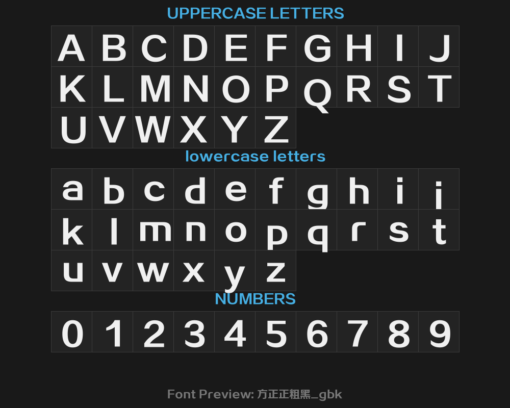 Square and upright thick black _gbkPreview