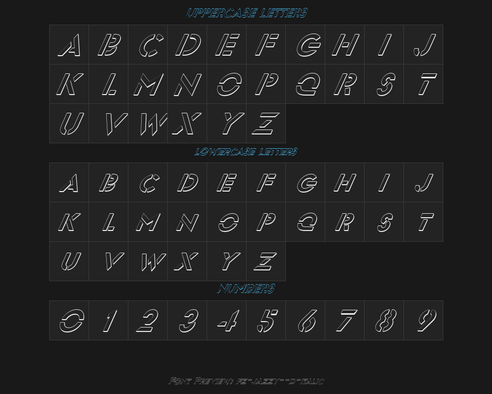 fz-jazzy-54-3d-italicPreview