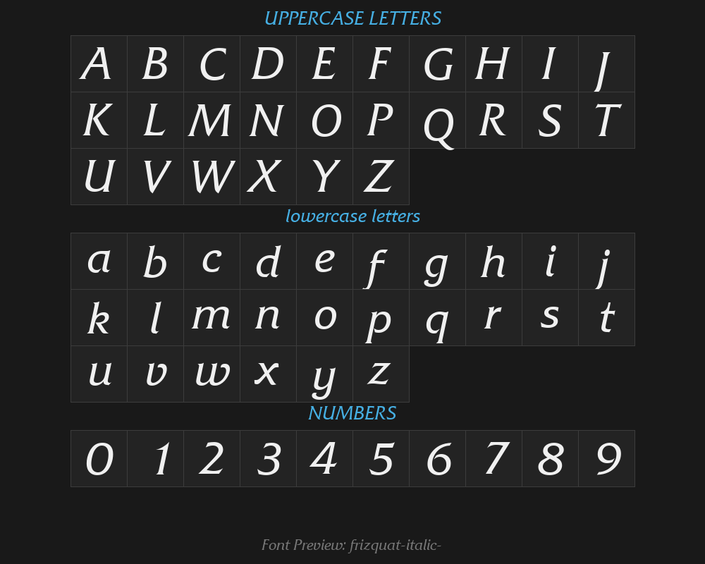 frizquat-italic-Preview