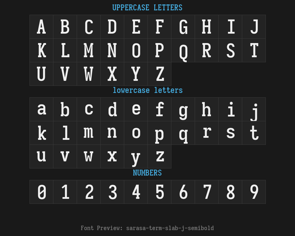 sarasa-term-slab-j-semiboldPreview