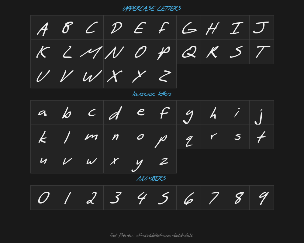sf-scribbled-sans-bold-italicPreview