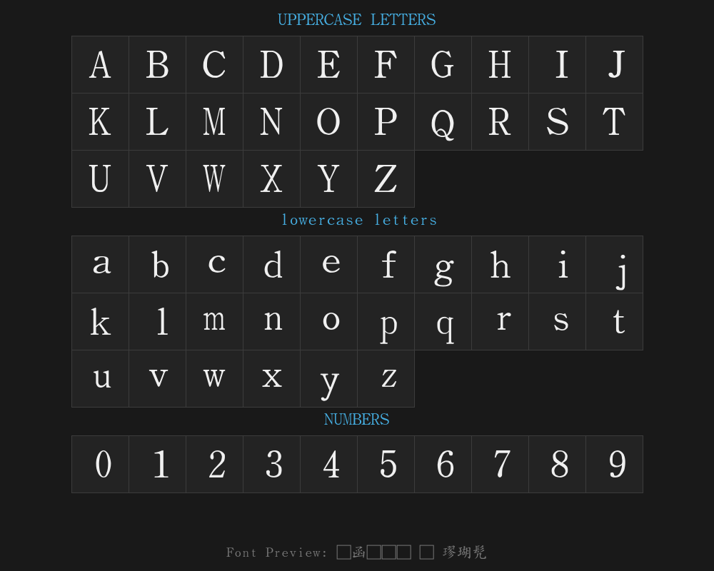Full standard regular script.ttfPreview