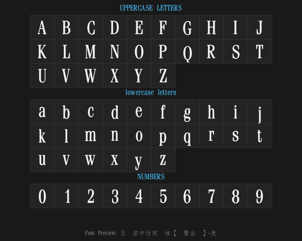 Wang Hanzong's Chinese version of Song Dynasty Simplified Chinese [Exporting Complex and Simplifying] - OmittedPreview