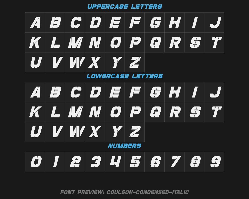 coulson-condensed-italicPreview