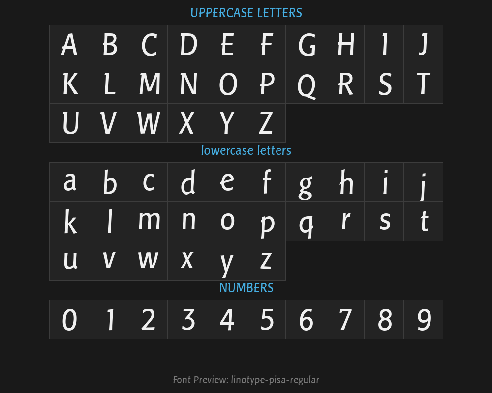 linotype-pisa-regularPreview