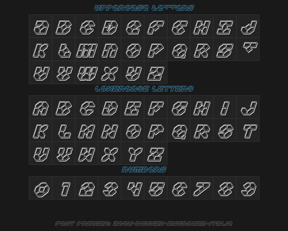 zoom-runner-engraved-italicPreview