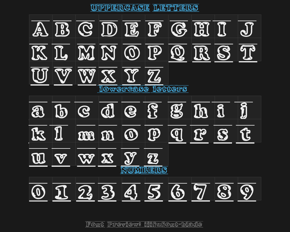 ijifufont-bladePreview image