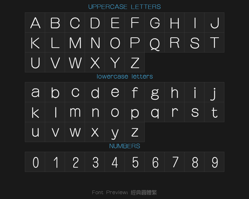 Classic Round typePreview