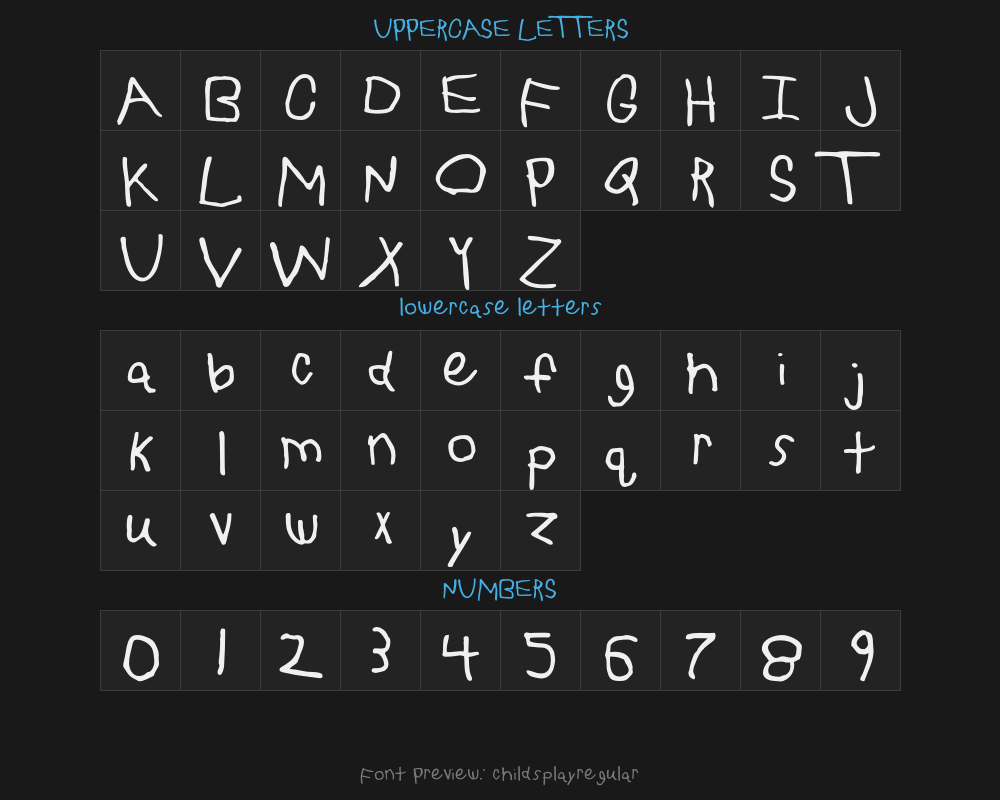 childsplayregularPreview