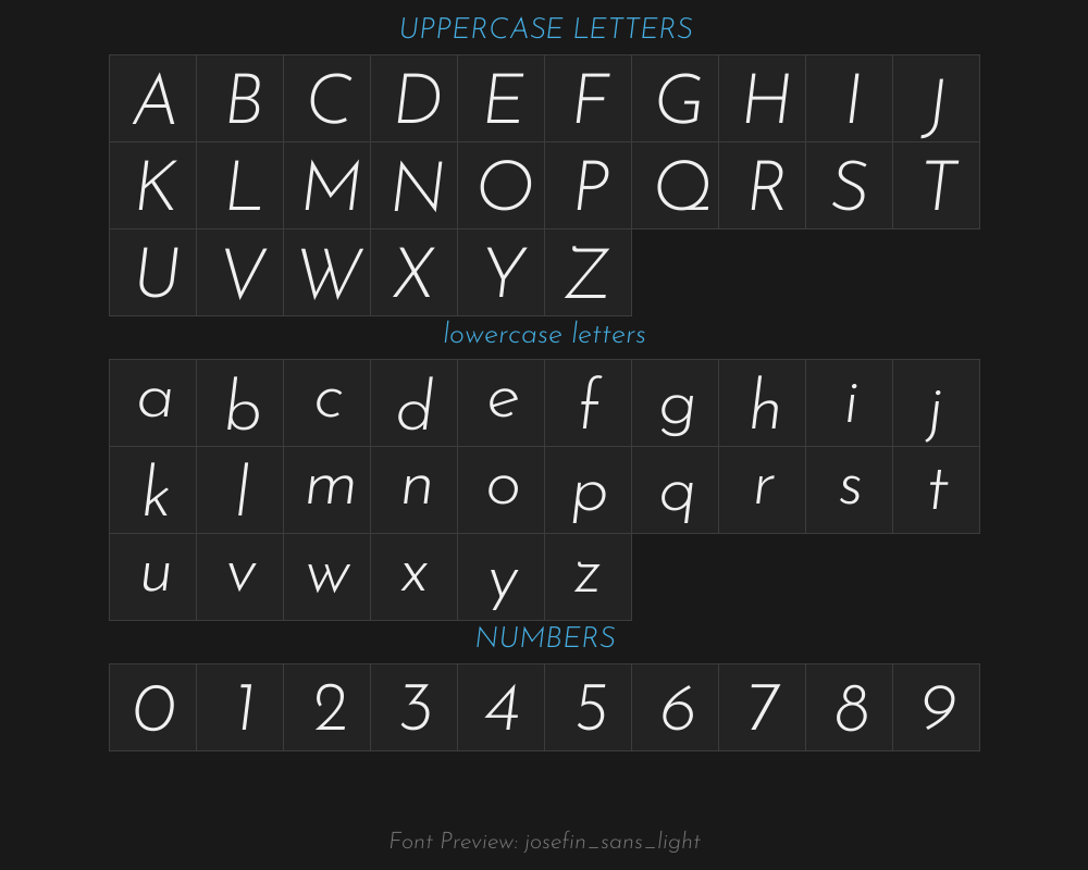 josefin_sans_lightPreview