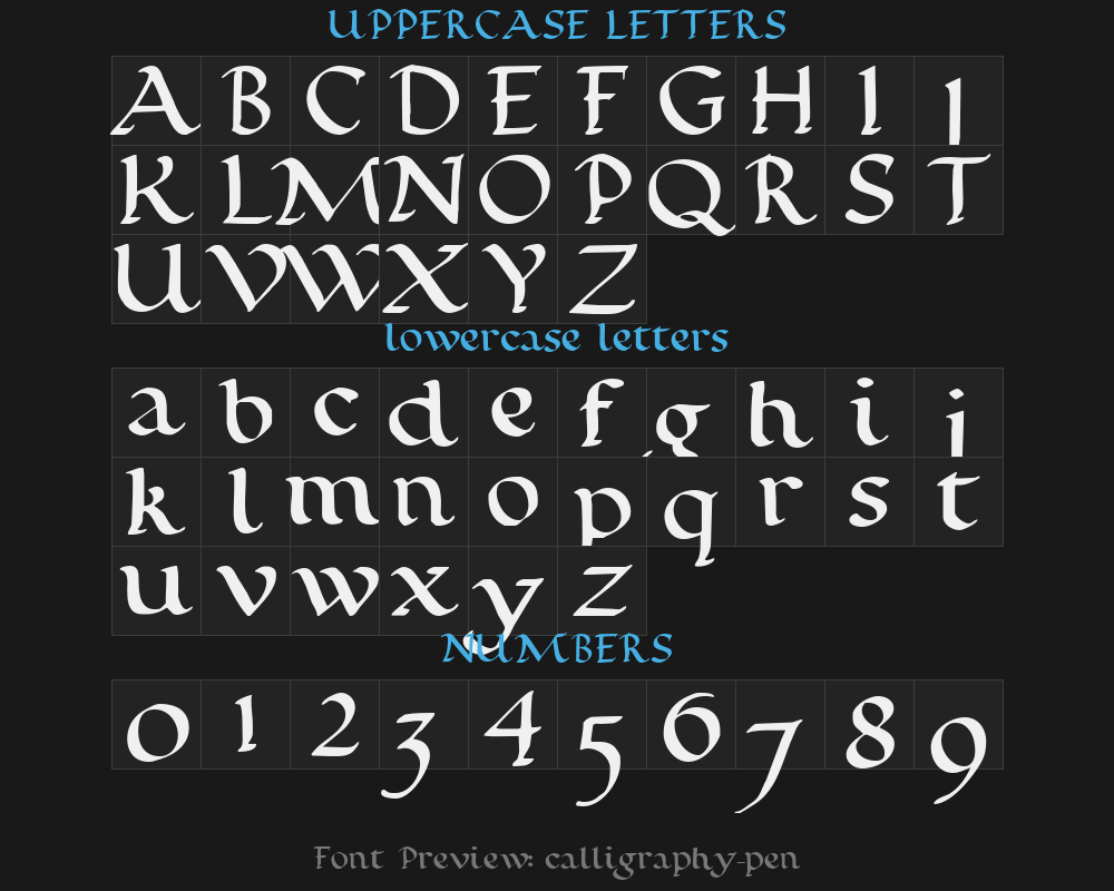 calligraphy-penPreview