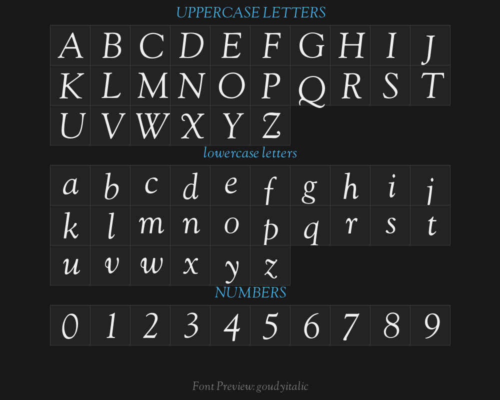 goudyitalicPreview