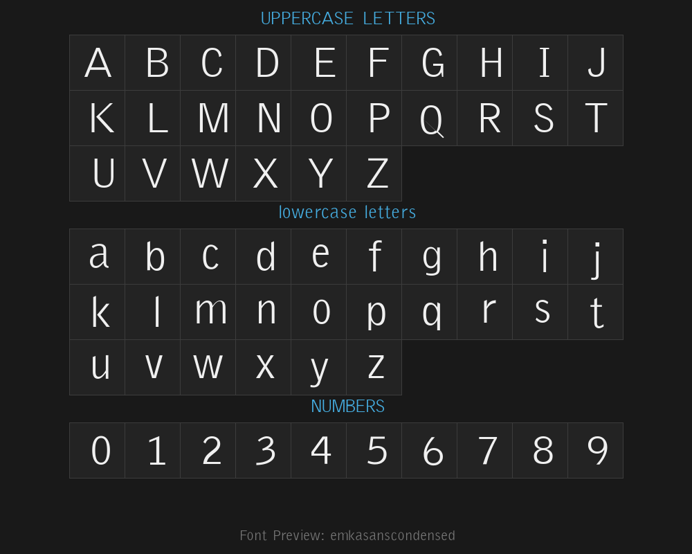 emkasanscondensedPreview