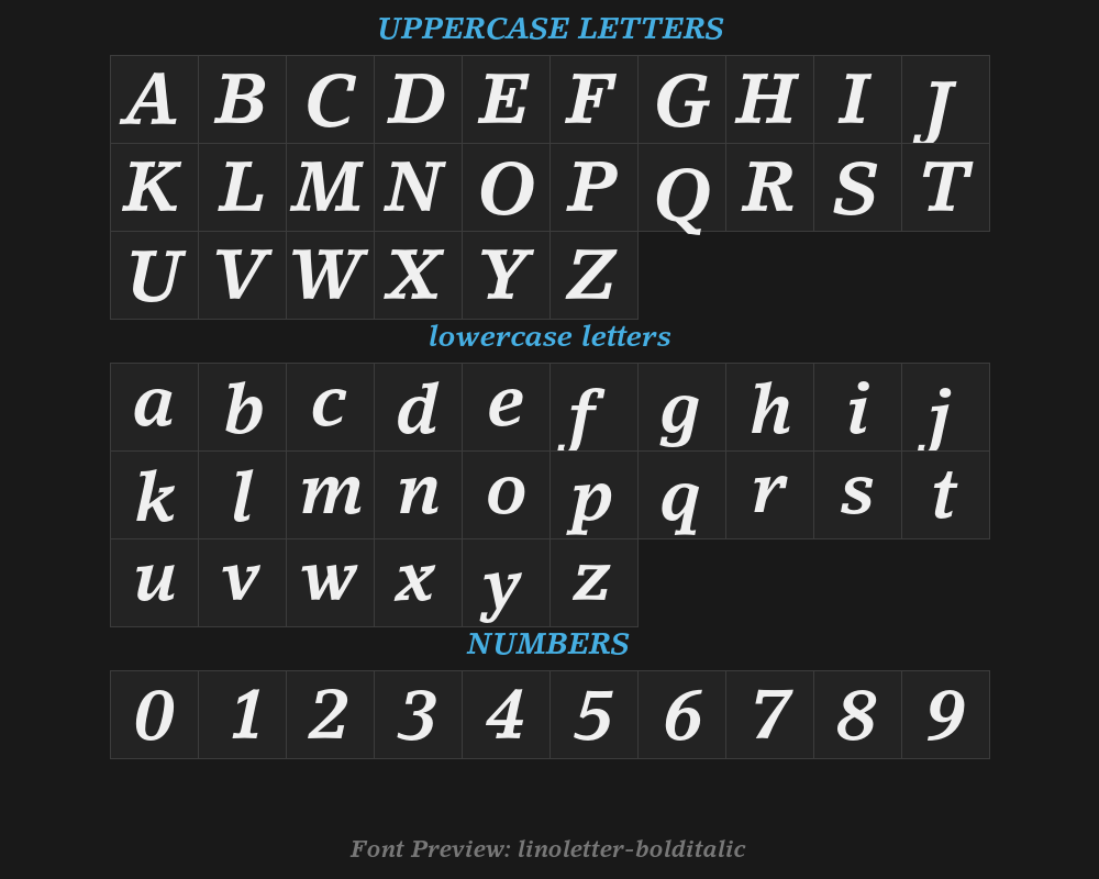 linoletter-bolditalicPreview