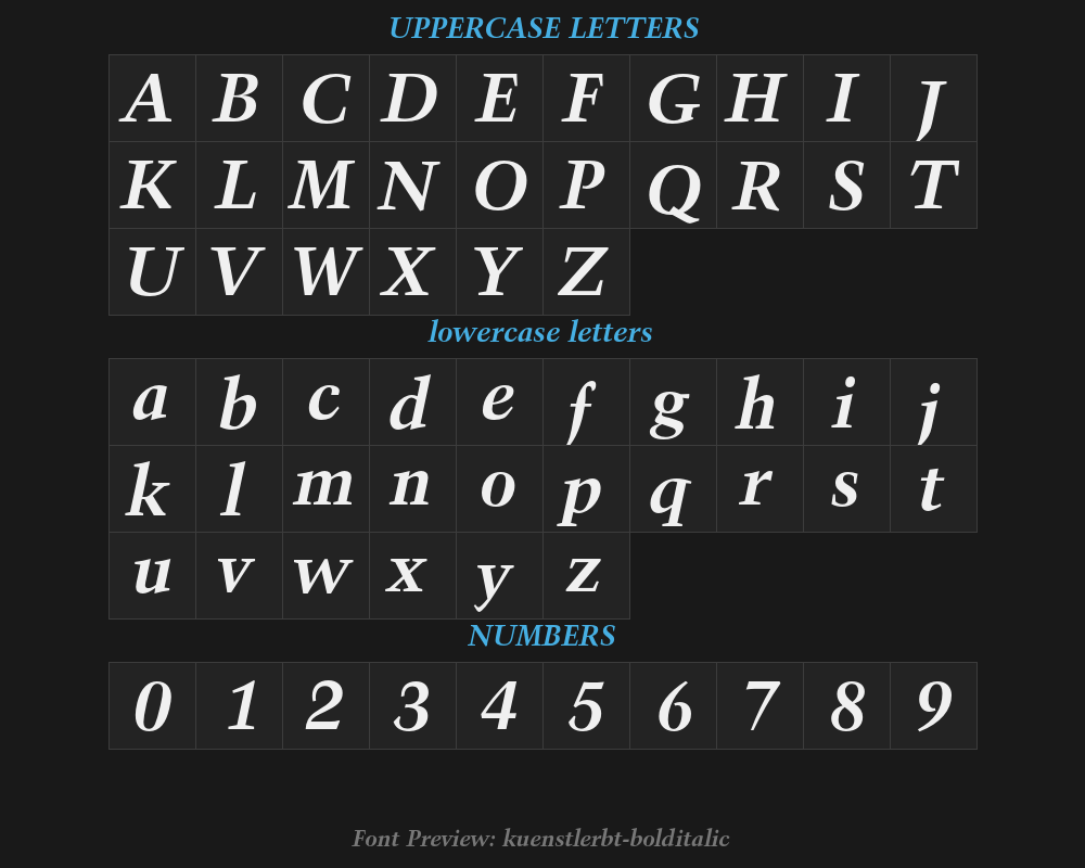 kuenstler480bt-bolditalicPreview