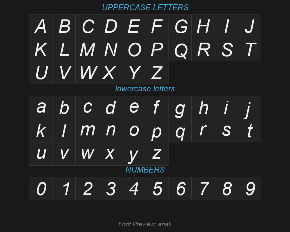 arialiPreview