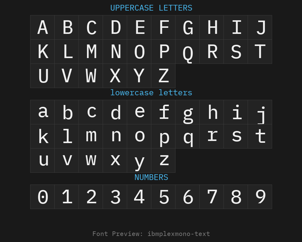 ibmplexmono-textPreview