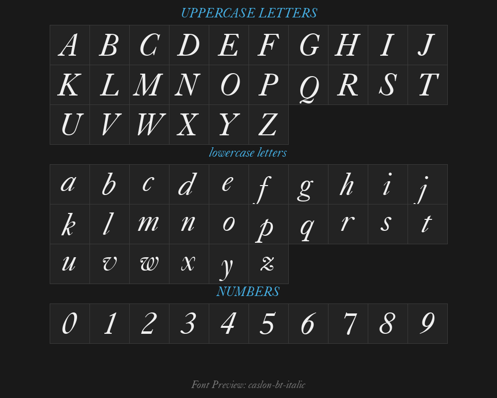 caslon540-bt-italicPreview