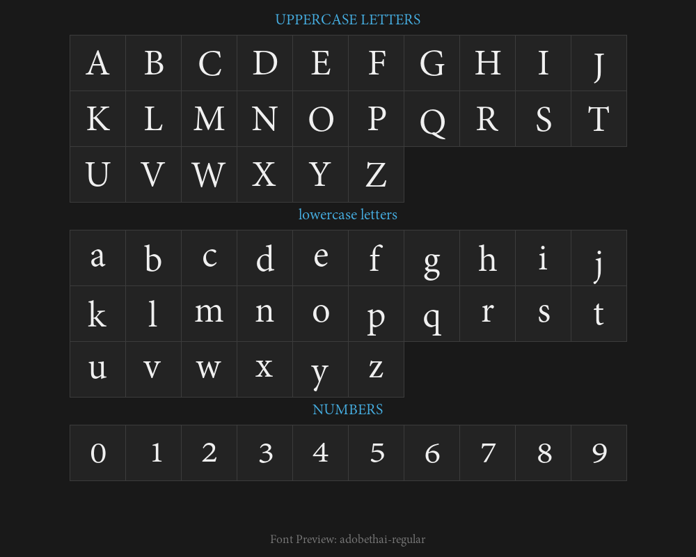 adobethai-regularPreview