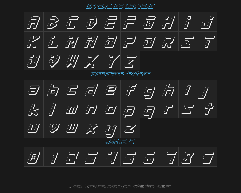 procyon-shadow-italicPreview