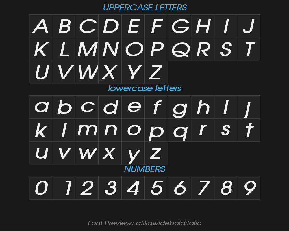 atillawidebolditalicPreview