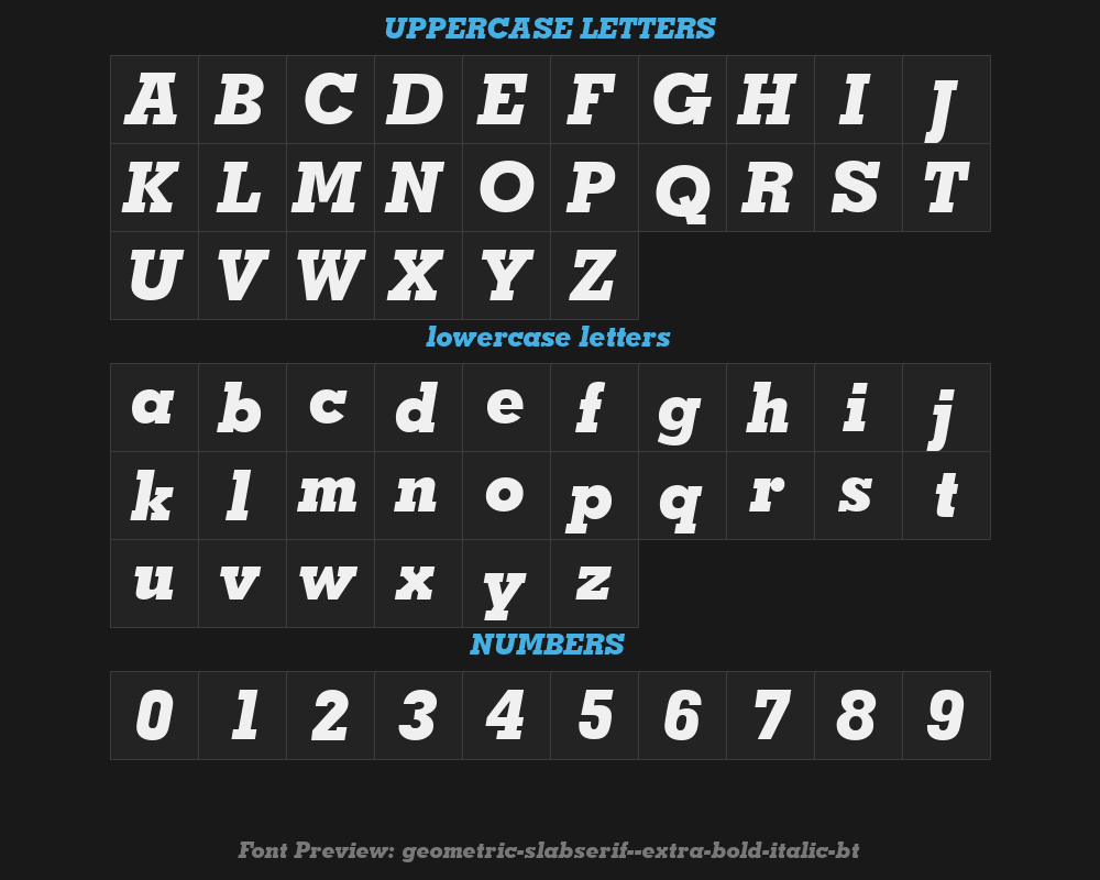 geometric-slabserif-703-extra-bold-italic-btPreview