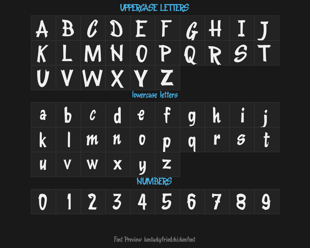 kentuckyfriedchickenfontPreview