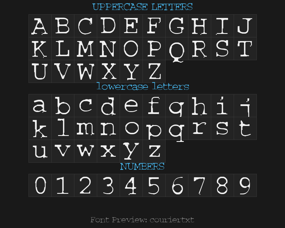 couriertxtPreview image