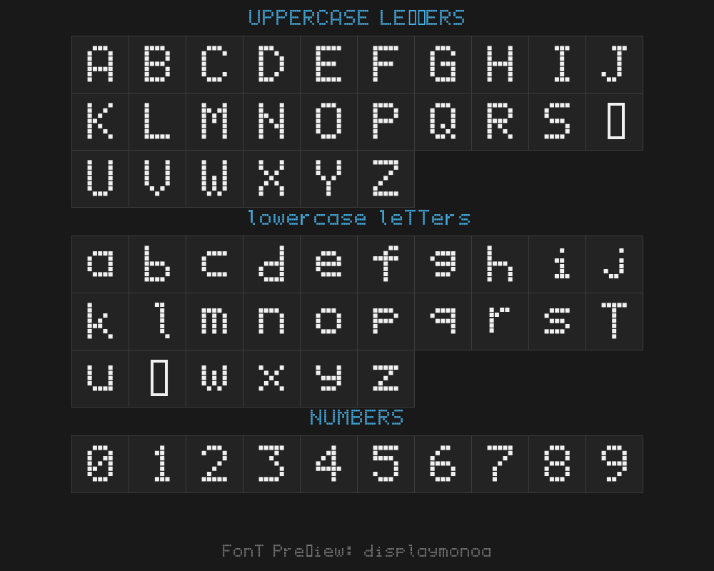 displaymonoaPreview