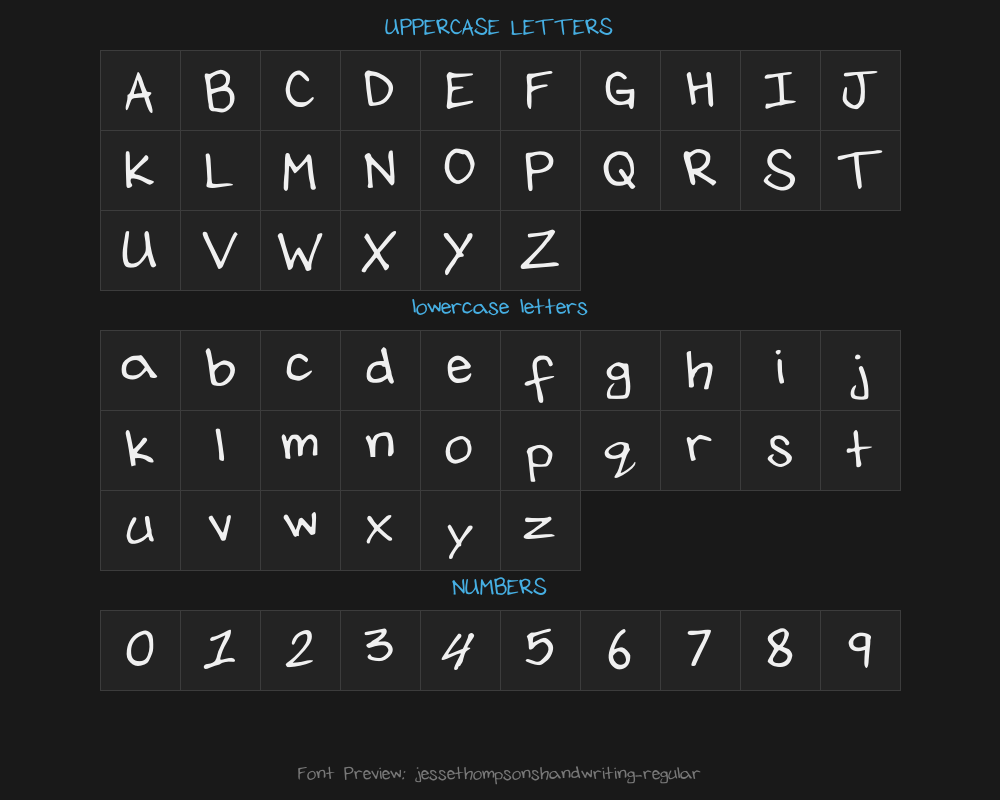 jessethompsonshandwriting-regularPreview