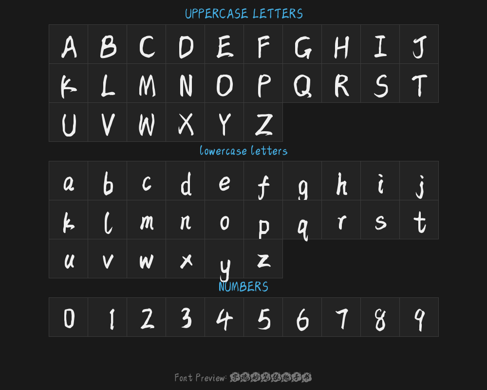" Skillful handwriting and exquisite brushwork.ttfPreview